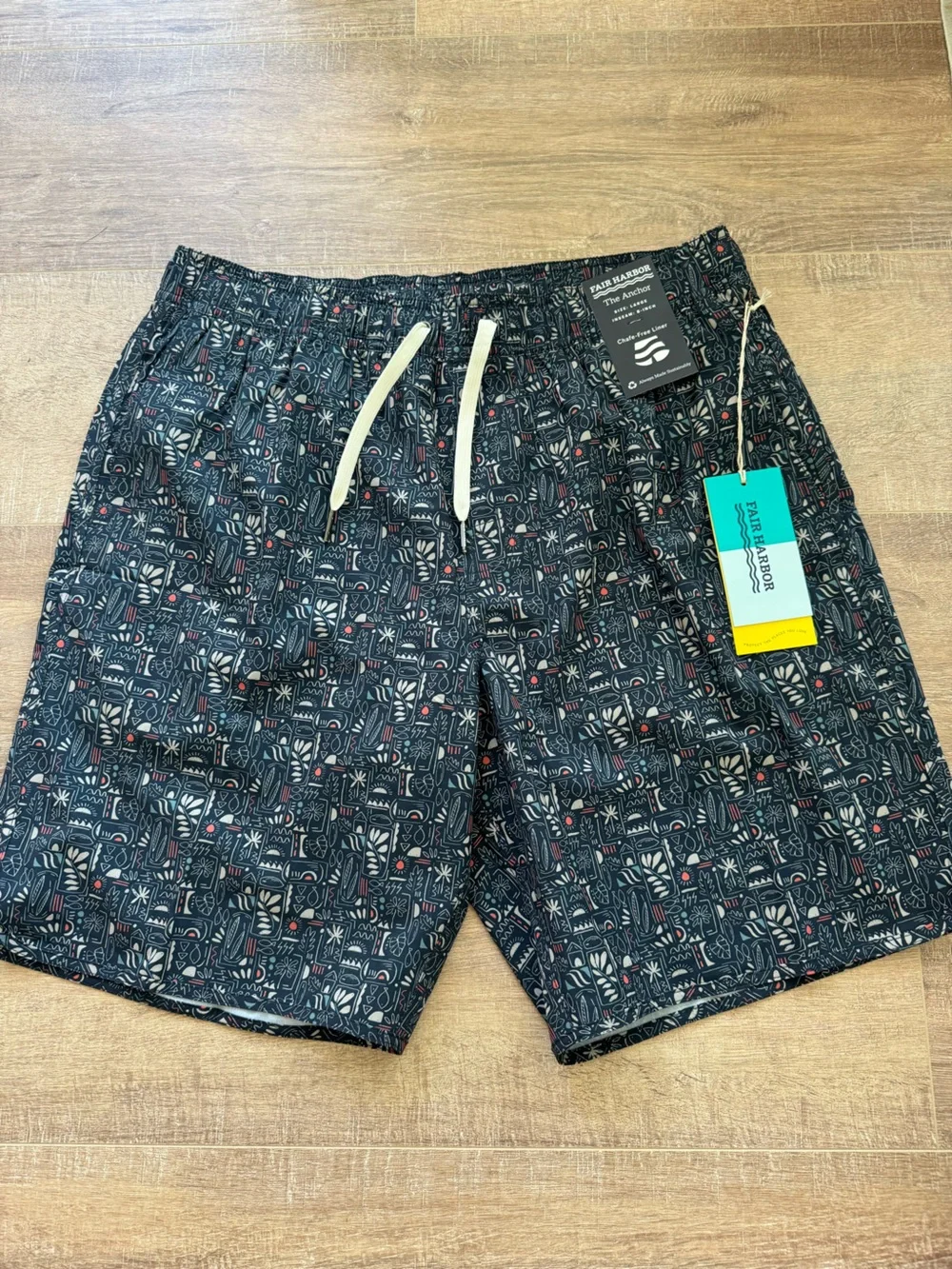 NEW FAIR HARBOR Fair Harbor Anchor Trunk –– Men’s Swimsuits with BreezeKnit